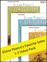 Elvina Pearce's Favorite Solos: Books 1 - 3 piano sheet music cover